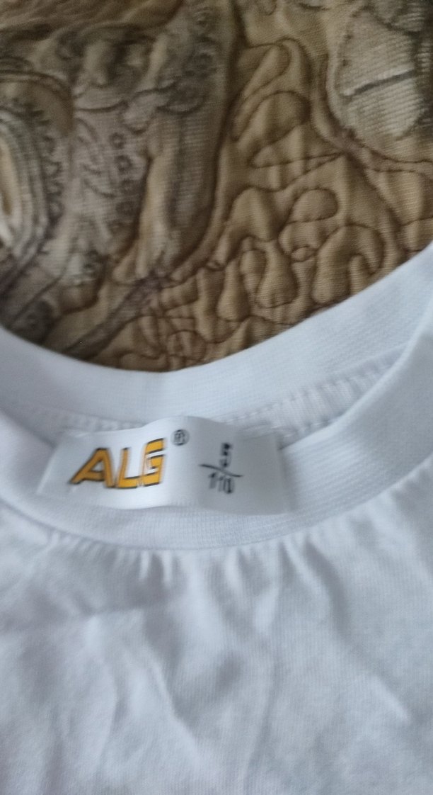 Kız Çocuk Beyaz Pamuklu Unicorn Baskılı Tişört - Görsel 2