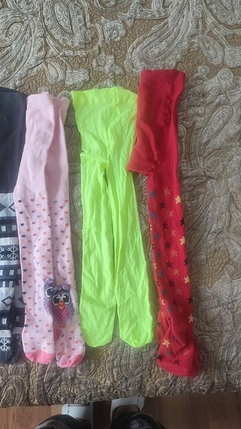 6 adet çocuk külotlu çorap  - Görsel 3