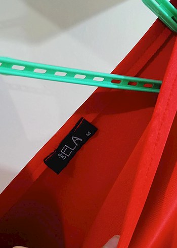 Kırmızı Drapeli Mini Abiye Elbise - Görsel 6