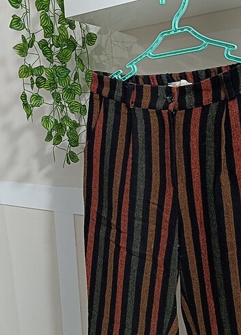 40 Beden Çok renkli pantalon