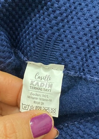 Mavi Kadın Spor Tayt - Görsel 4