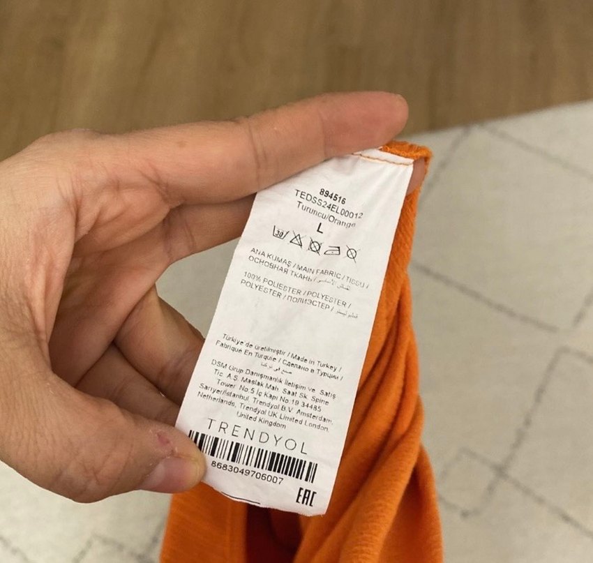 Turuncu Yüksek Yakalı Kolsuz uzun Elbise - Görsel 4