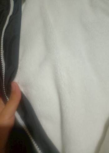 Bebek Erkek Beyaz Baskılı Puff Mont - Görsel 5