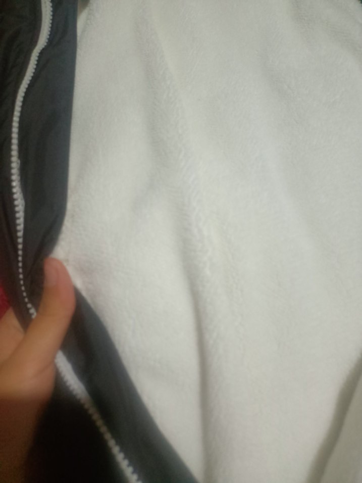 Bebek Erkek Beyaz Baskılı Puff Mont - Görsel 5