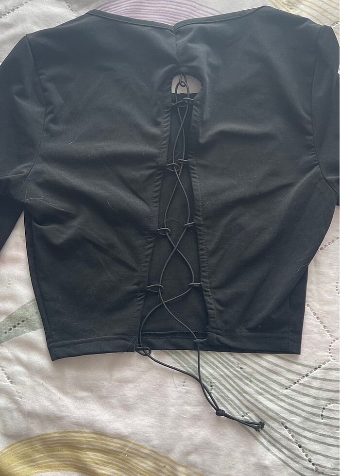 SIRT İP DETAYLI CROP - Görsel 2