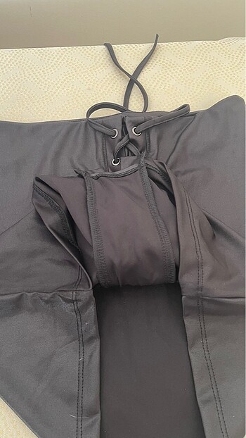 İpli deri etek - Görsel 2