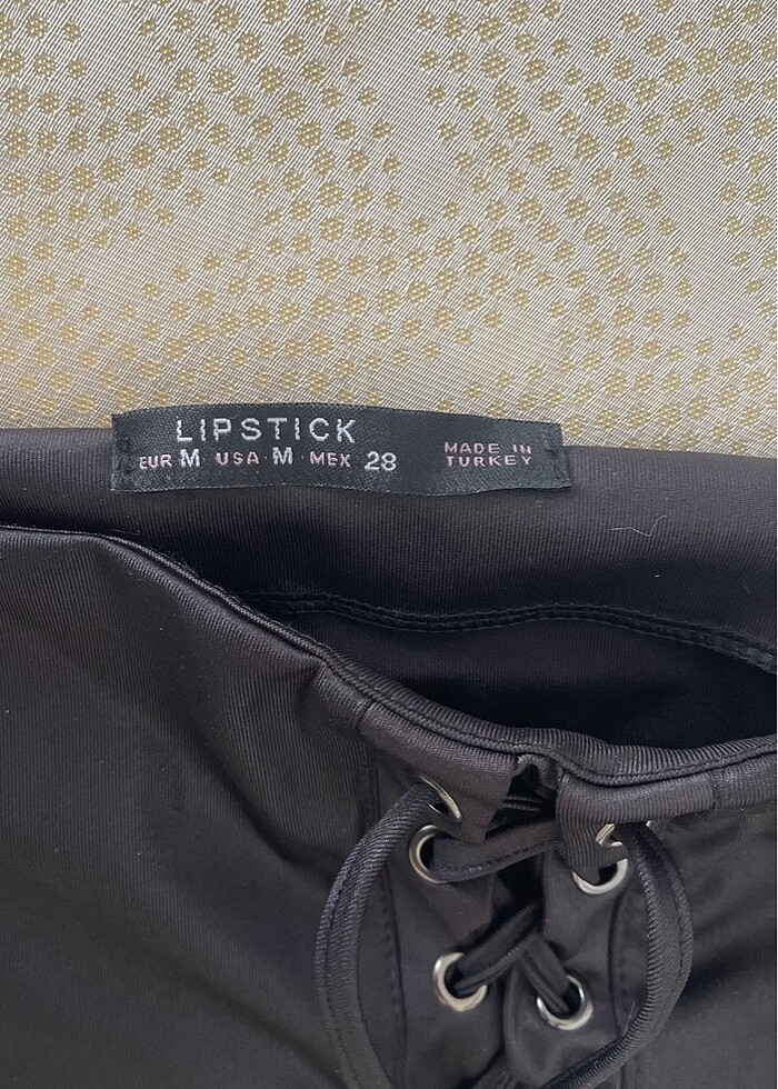 İpli deri etek - Görsel 3