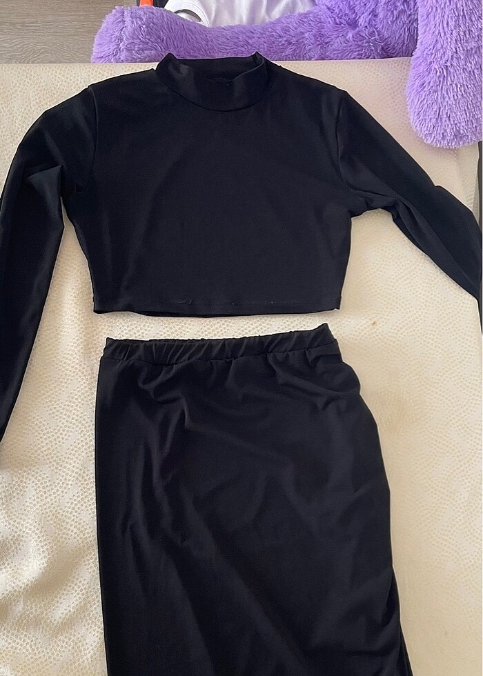 Crop etek takım - Görsel 2
