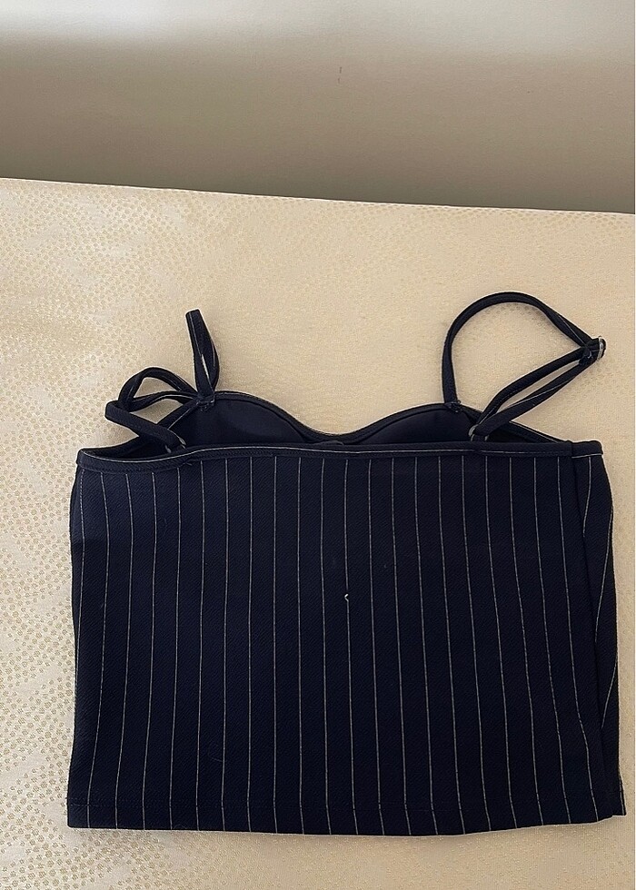 Çizgili mini crop - Görsel 3