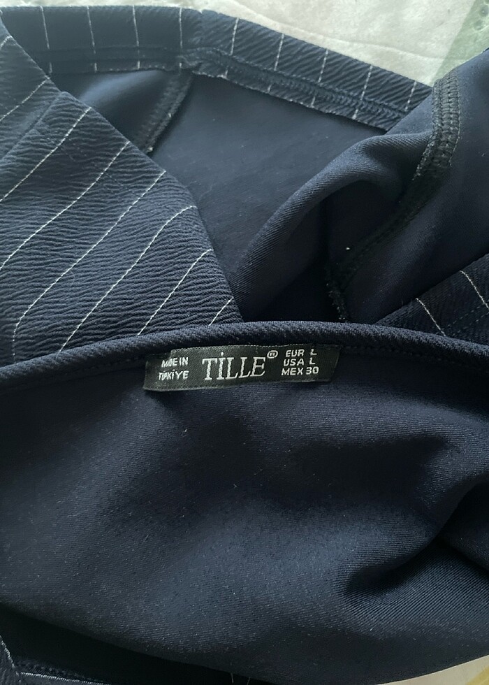 Çizgili mini crop - Görsel 4