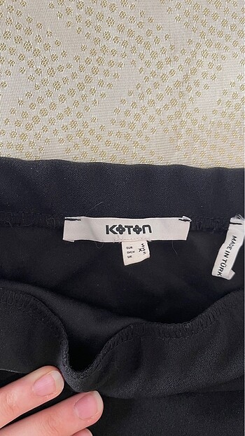 Koton Siyah modelli etek