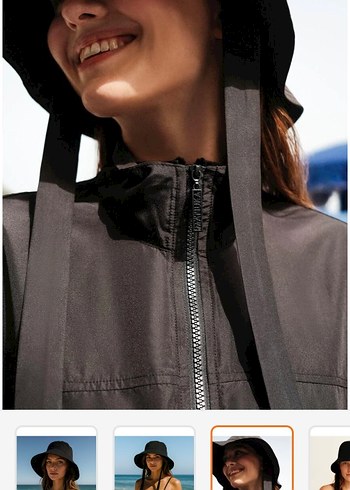 Siyah Bantlı Kadın Sokak Stili Şapka - Görsel 4