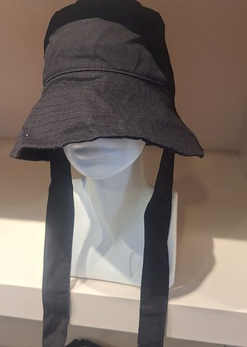 Siyah Bantlı Kadın Sokak Stili Şapka - Görsel 2