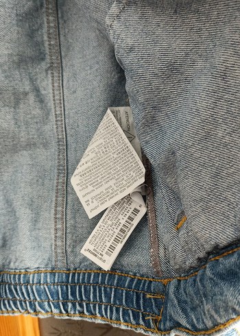 10 Yaş Beden mavi Renk Mavi mini mouse Baskılı kız çocuk Denim Ceket