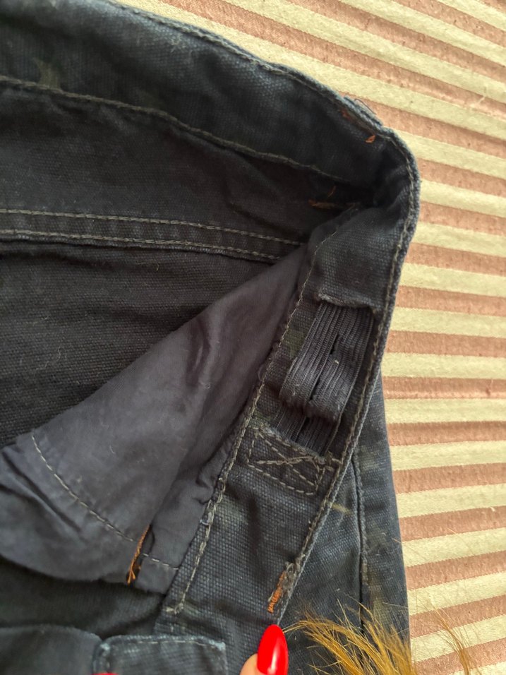 Erkek Çocuk Düğmeli Rahat Kesim Denim Pantolon - Görsel 4