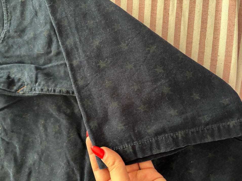 Erkek Çocuk Düğmeli Rahat Kesim Denim Pantolon - Görsel 2