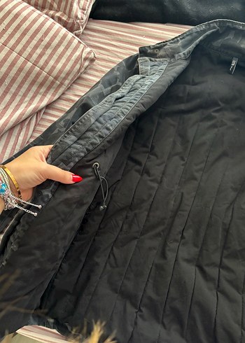 Erkek Gri Kamuflaj Desenli Denim Mont - Görsel 6