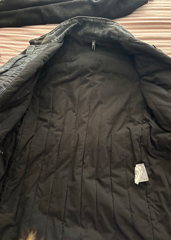 Erkek Gri Kamuflaj Desenli Denim Mont - Görsel 5