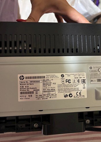  Beden Renk HP LaserJet Pro P1102 Siyah Yazıcı