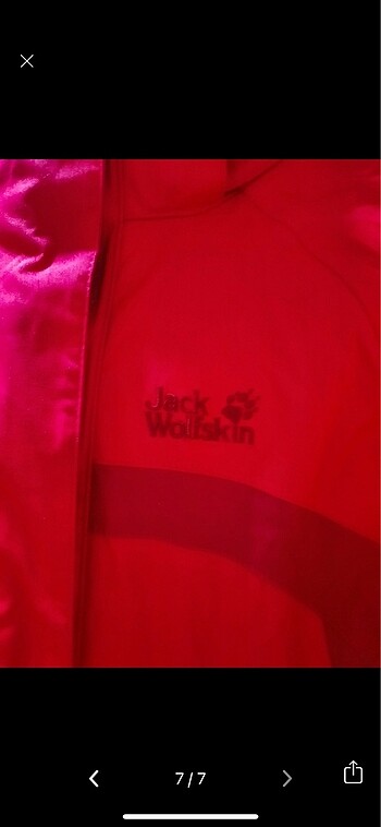 Jack wolfskin mevsimlik ceket - Görsel 7