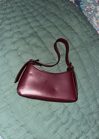 Bordo Omuz Çantası - Görsel 2