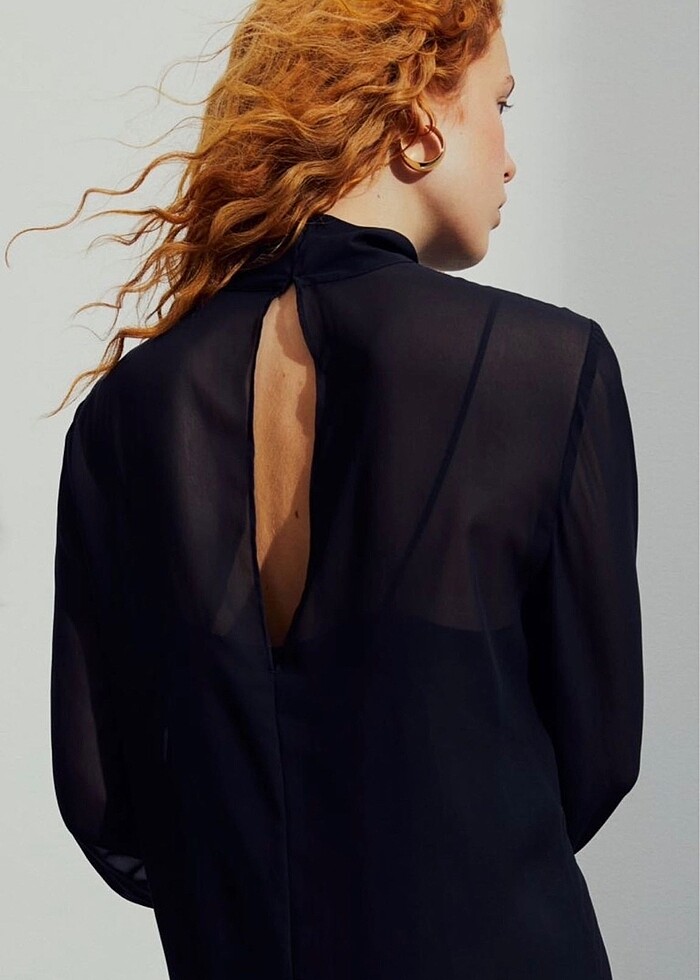 Hm şifon elbise - Görsel 3