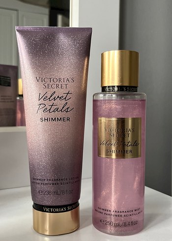 Victoria's Secret Velvet Petals Shimmer Kadın Parfüm Seti
