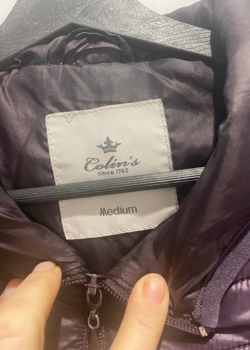 Mor Fermuarlı Kadın Mont - Görsel 2