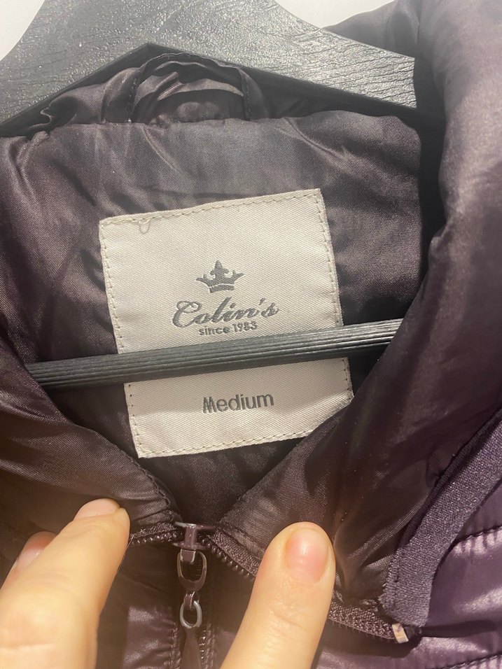 Mor Fermuarlı Kadın Mont - Görsel 2