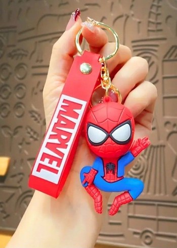  Beden çeşitli Renk Örümcek Adam Spiderman Büyük Anahtarlık
