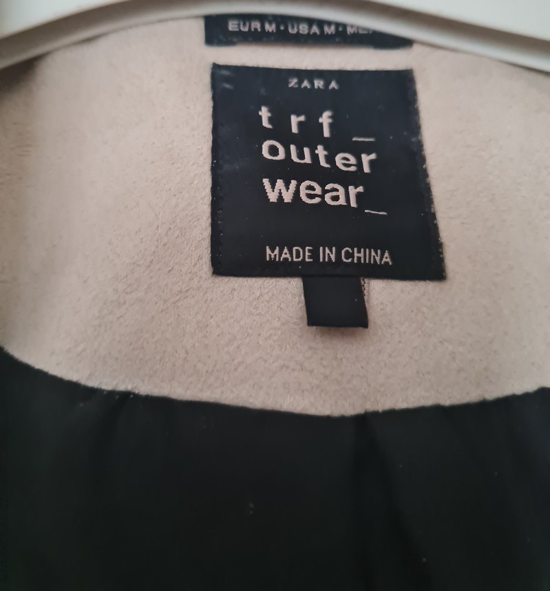 Zara süet biker mont - Görsel 3