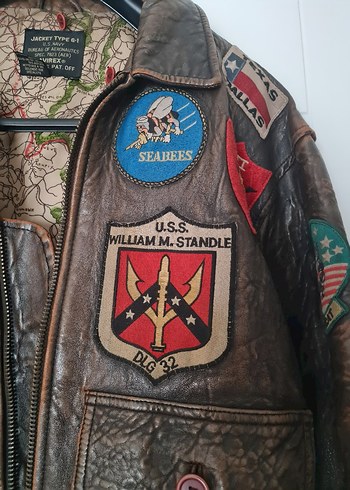 Avirex Deri Pilont Mont - Görsel 3