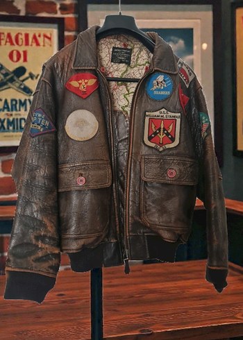 Avirex Deri Pilont Mont - Görsel 8