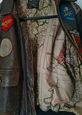 Avirex Deri Pilont Mont - Görsel 4