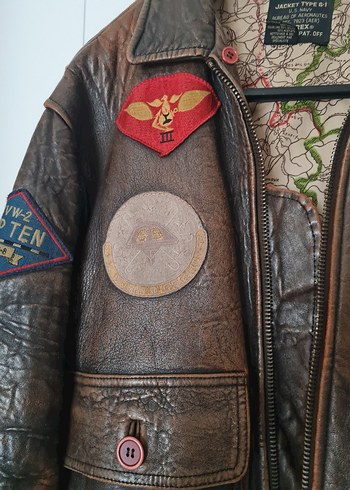 Avirex Deri Pilont Mont - Görsel 6