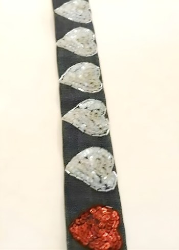 Nakışlı Tasarım Kalpli Kemer - Görsel 3