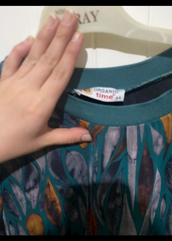 xxl Beden Uzun Kollu Desenli Elbise