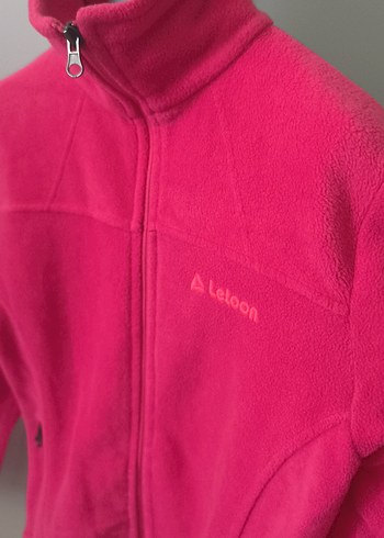 xs Beden Kadın Pembe Fermuarlı Polar Ceket