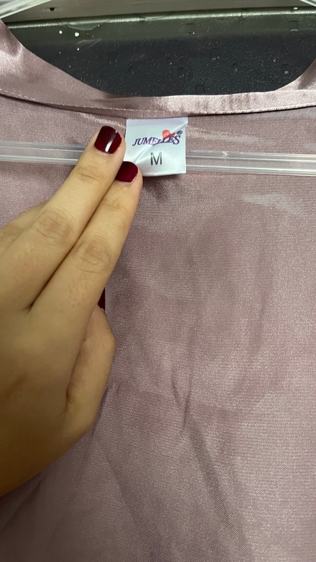 Parlak Mor Midi Kadın Sabahlık - Görsel 2