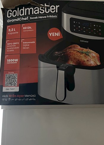 Goldmaster Gri Hava Fritözü - Görsel 2