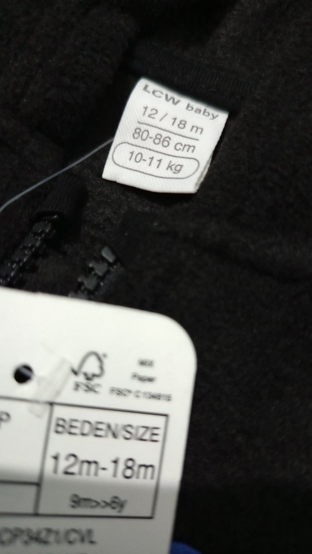 Kapüşonlu Siyah Fermuarlı Erkek Çocuk Sweatshirt - Görsel 4