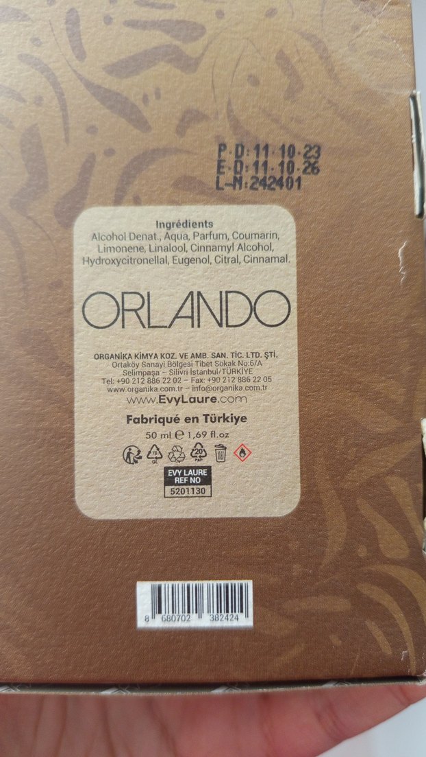 Orlando unisex  Parfümü - Görsel 4