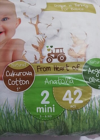 2 Beden: 3-6 kg Beden Baby turco bebek bezi