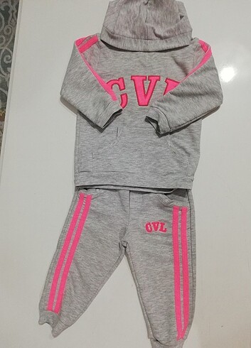 1,5 Yaş Beden beyaz Renk Civil baby eşofman takımı 