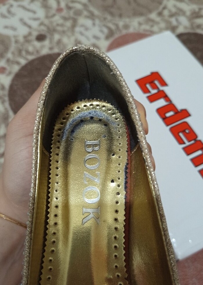 Taşlı topuklu ayakkabı  - Görsel 4