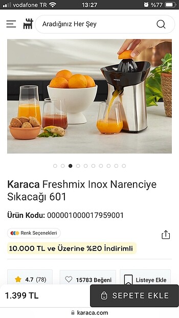 Karaca Narenciye Sıkacağı