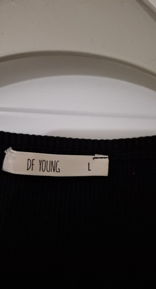 Siyah Yüksek Yakalı Uzun Kadın Elbise - Görsel 2