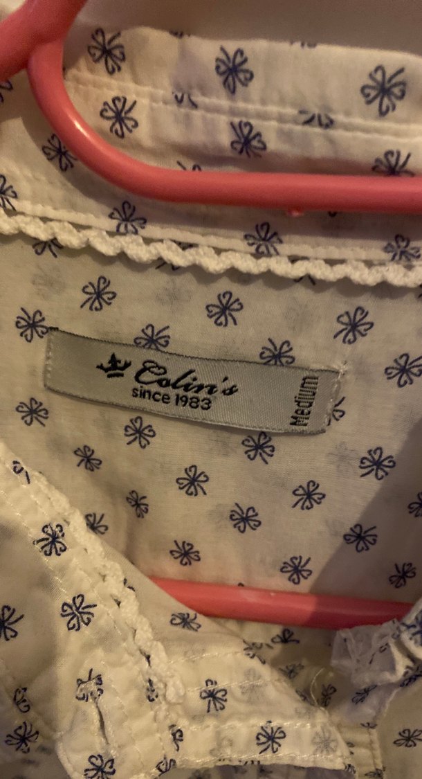 Uzun Kollu Düğmeli Pamuklu Gömlek - Görsel 4