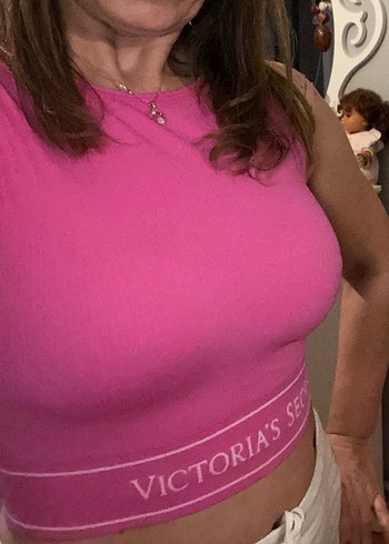 Victoria's Secret Pembe Midi Spor Sütyeni