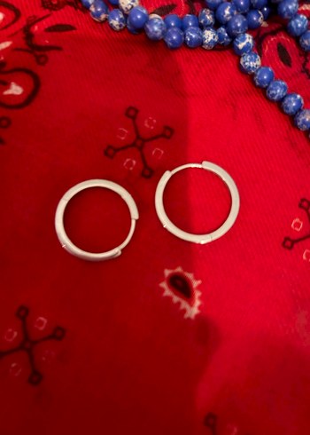 Gümüş küpe - Görsel 2